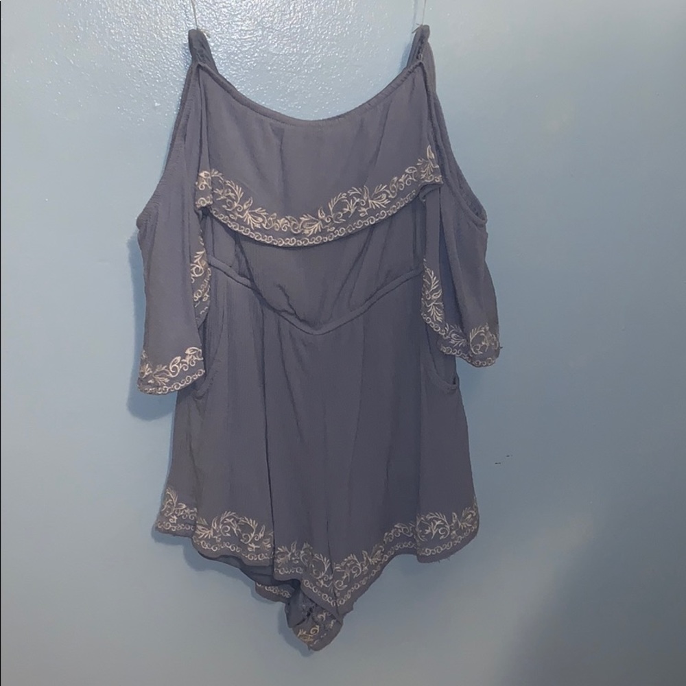 strapless romper - Picture 2 of 4